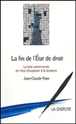 Fin de l'état de droit (La)