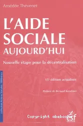 Aide sociale aujourd'hui (L')