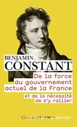 De la force du gouvernement actuel de la France et de la nécessité de s'y rallier ; Des réactions politiques ; Des effets de la Terreur