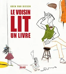 Le voisin lit un livre