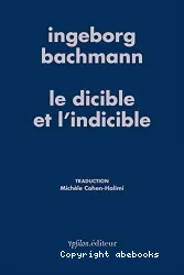 Le dicible et l'indicible