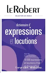 Dictionnaire des expressions et locutions