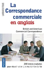 La correspondance commerciale en anglais