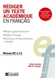 Rédiger un texte académique en français