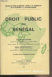 Droit Public du Sénégal