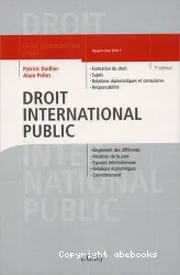 Droit international public 7e édition