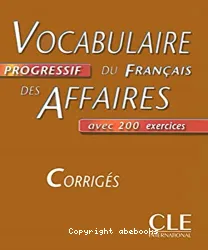 Vocabulaire progressif du français des affaires