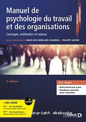 Manuel de psychologie du travail et des organisations