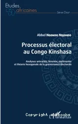 Processus électoral au Congo Kinshasa