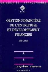 Gestion financière de l'entreprise et développement financier