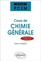 Cours de chimie générale