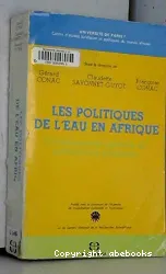 Les politiques de l'eau en afrique