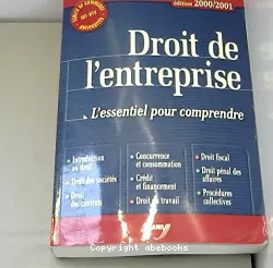 Droit de l'entreprise